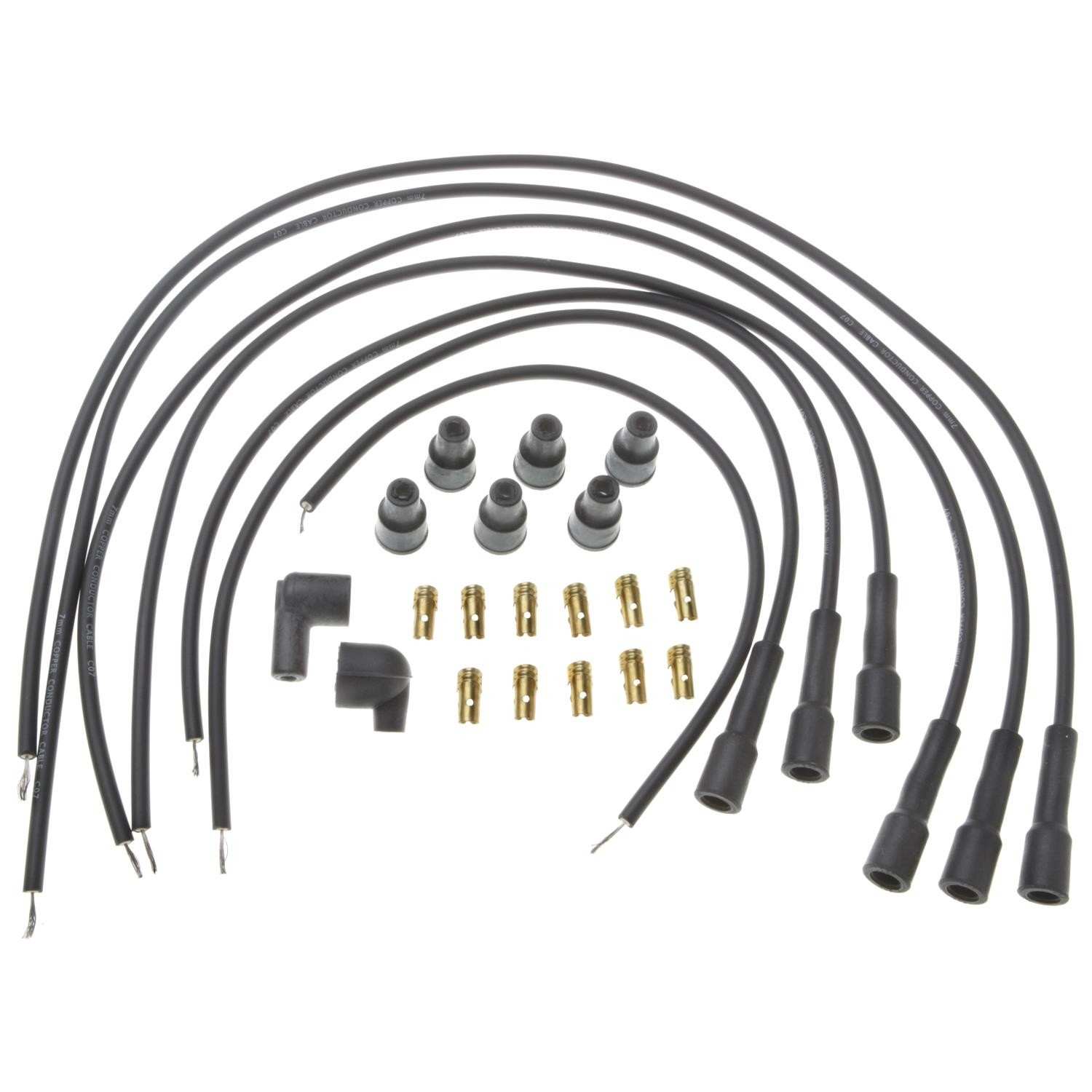 Standard Ignition Spark Plug Wire Set  top view frsport 609W