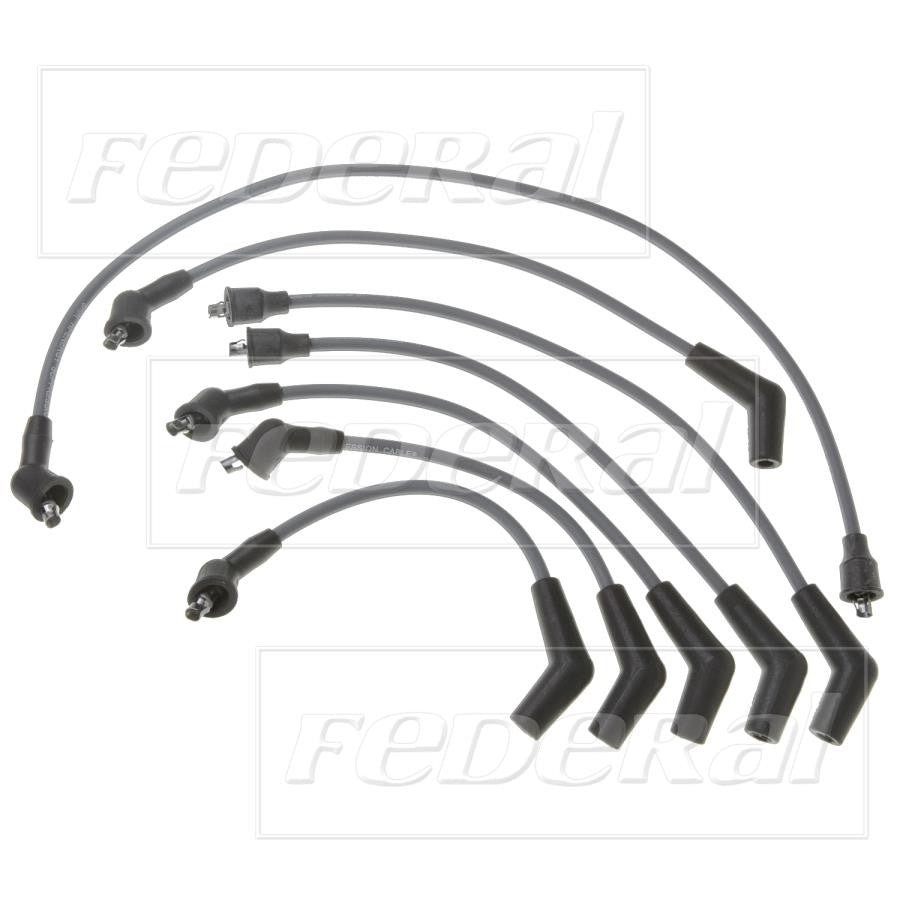 Federal Parts Spark Plug Wire Set  top view frsport 6246