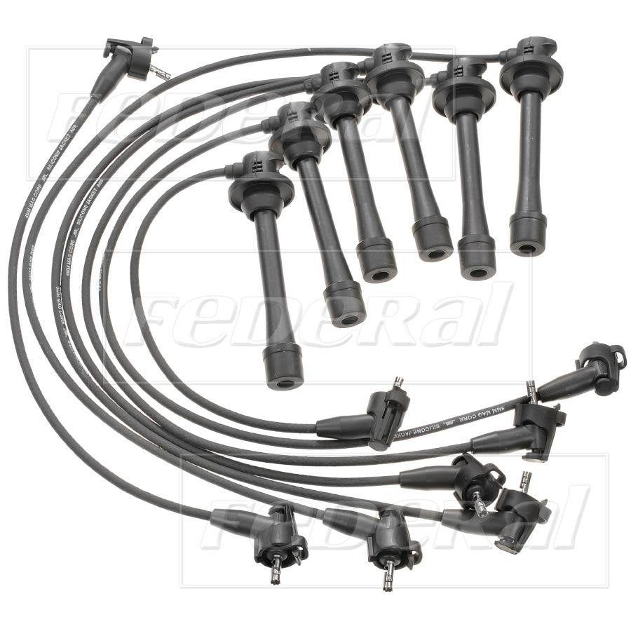 Federal Parts Spark Plug Wire Set  top view frsport 6321