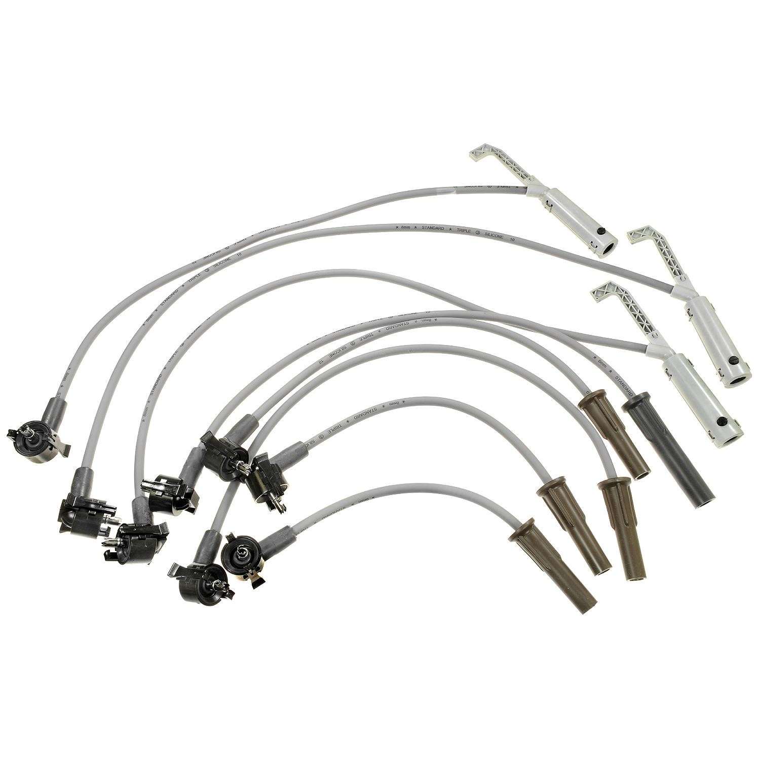 Standard Ignition Spark Plug Wire Set  top view frsport 6467