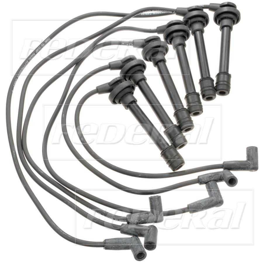 Federal Parts Spark Plug Wire Set  top view frsport 6500