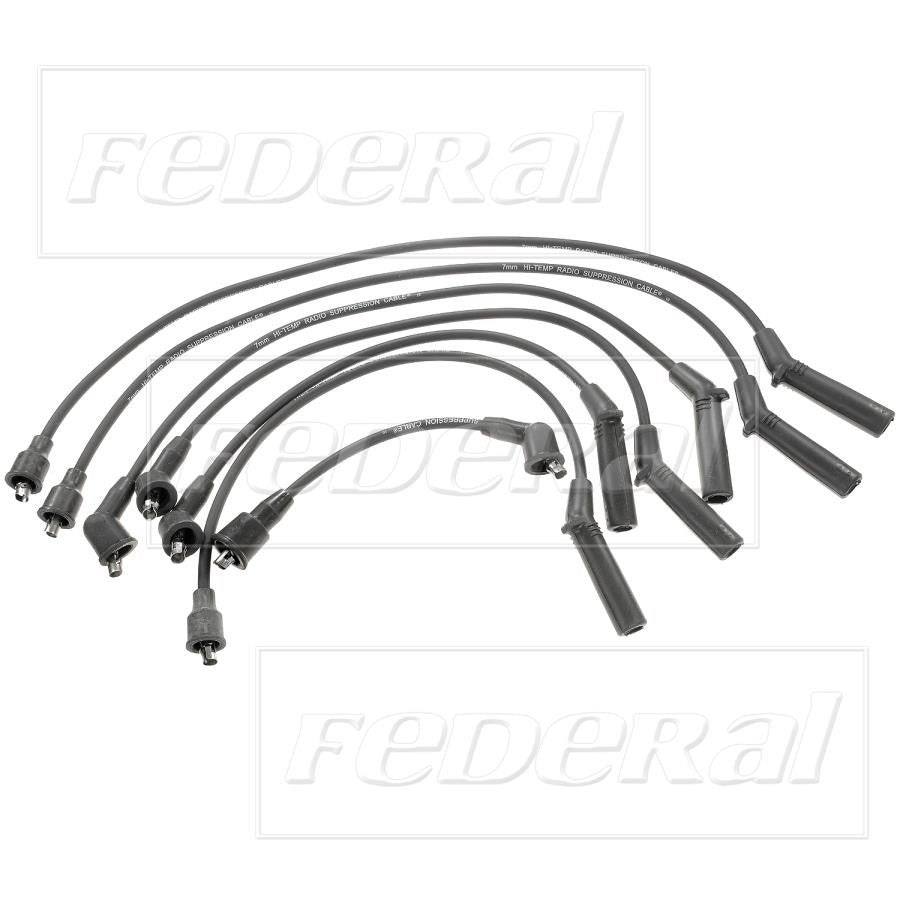 Federal Parts Spark Plug Wire Set  top view frsport 6541