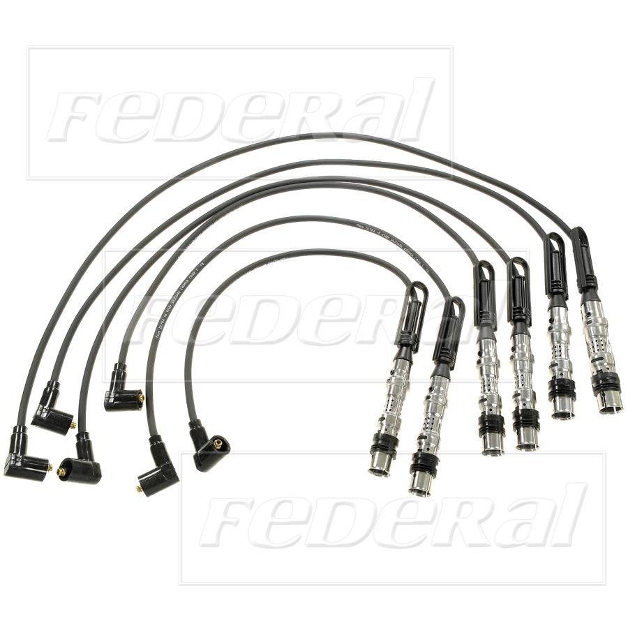 Federal Parts Spark Plug Wire Set  top view frsport 6554