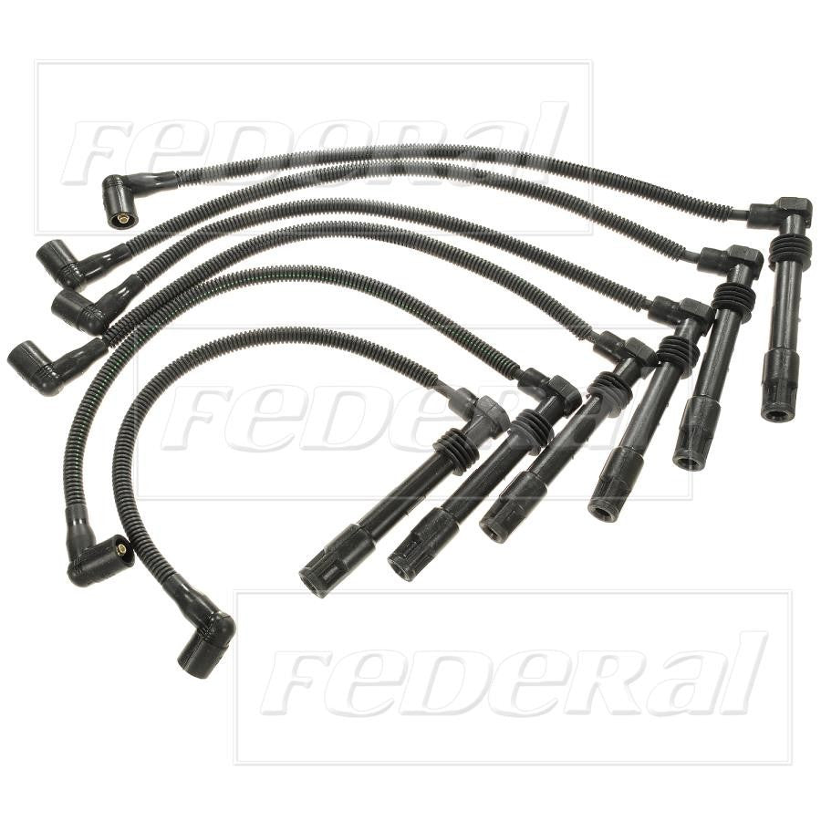 Federal Parts Spark Plug Wire Set  top view frsport 6555