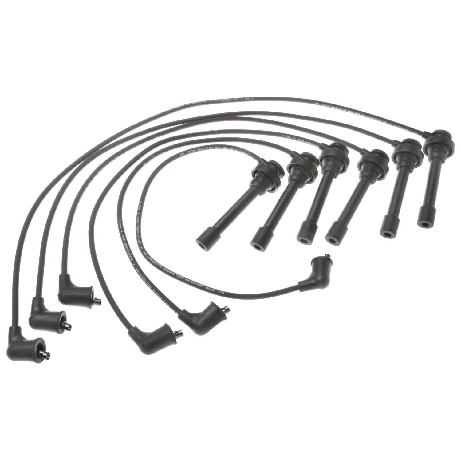 Standard Ignition Spark Plug Wire Set  top view frsport 6850