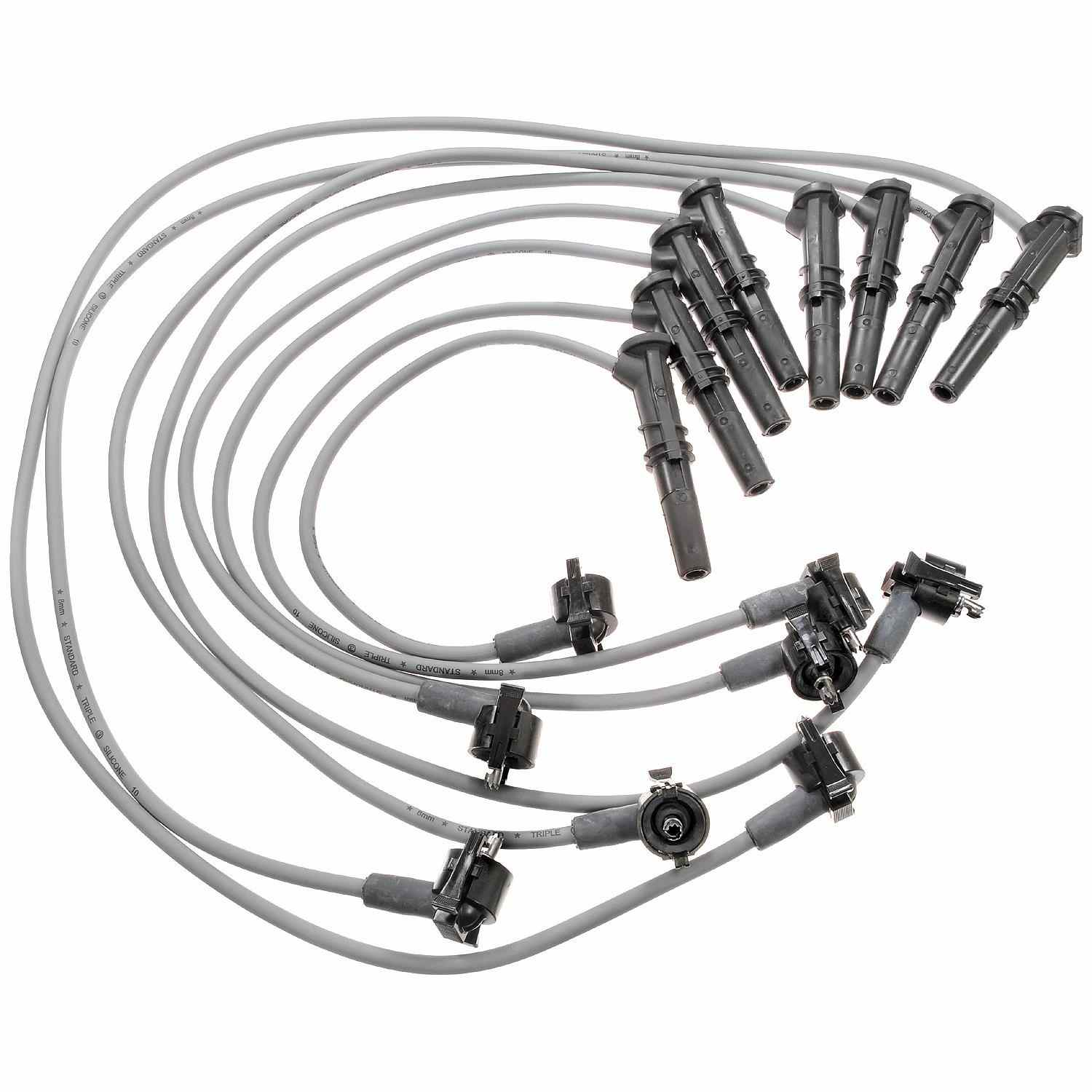 Standard Ignition Spark Plug Wire Set  top view frsport 6910