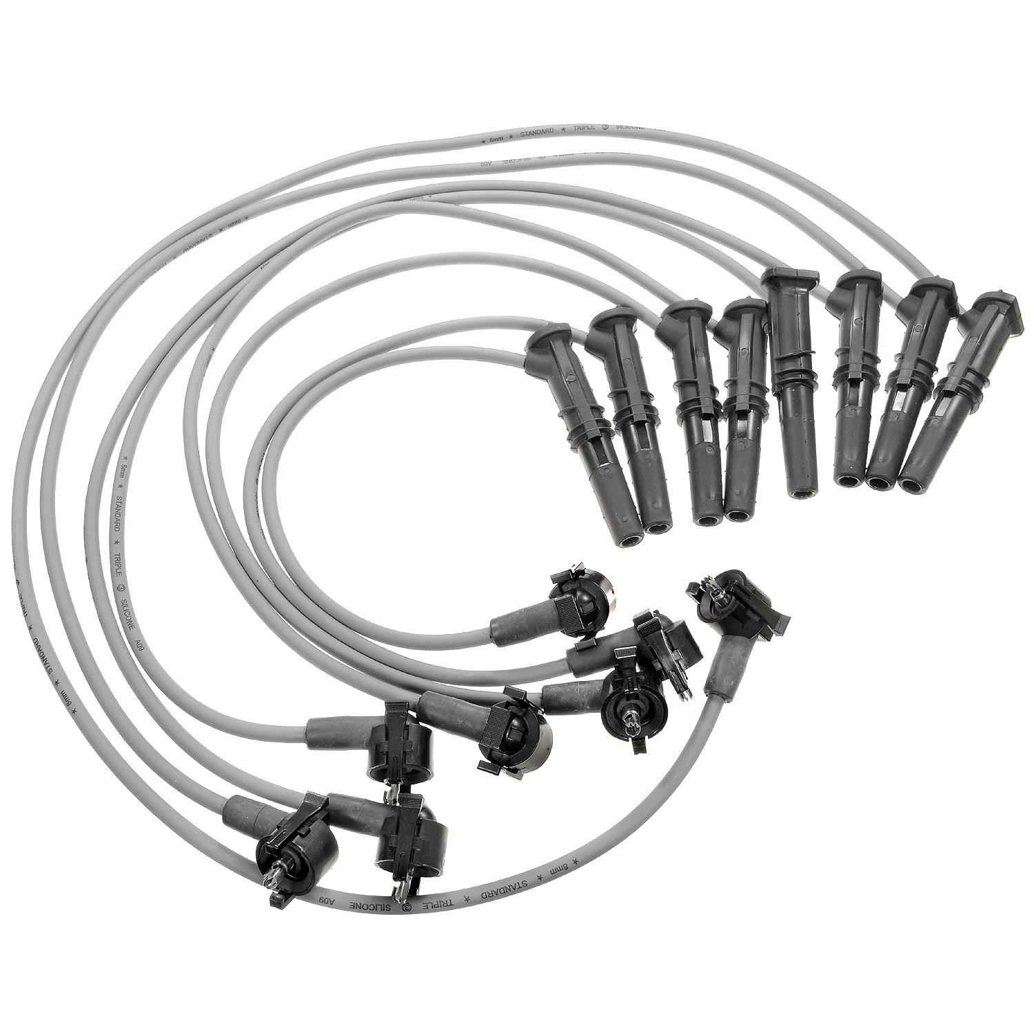 Standard Ignition Spark Plug Wire Set  top view frsport 6916