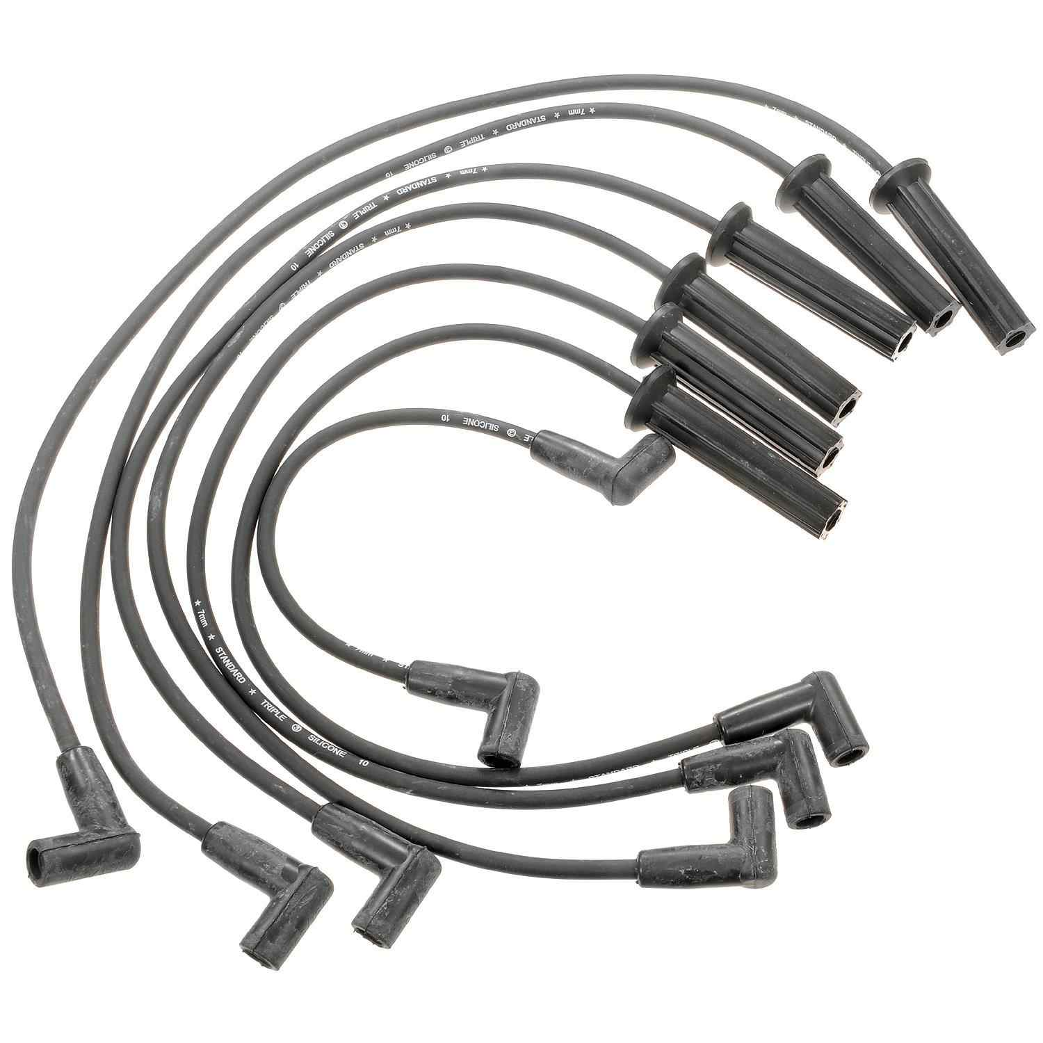 Standard Ignition Spark Plug Wire Set  top view frsport 7626