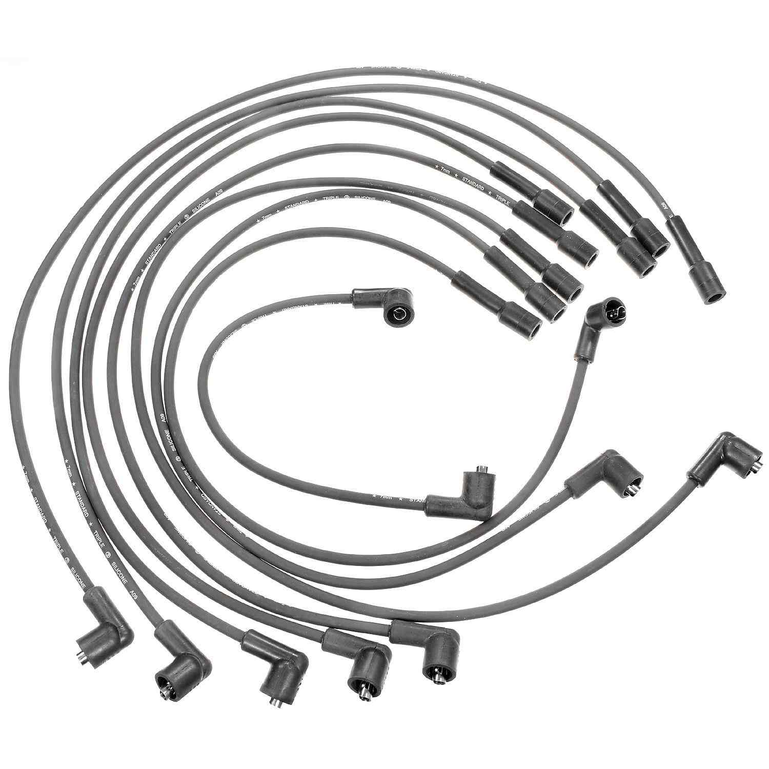 Standard Ignition Spark Plug Wire Set  top view frsport 7815