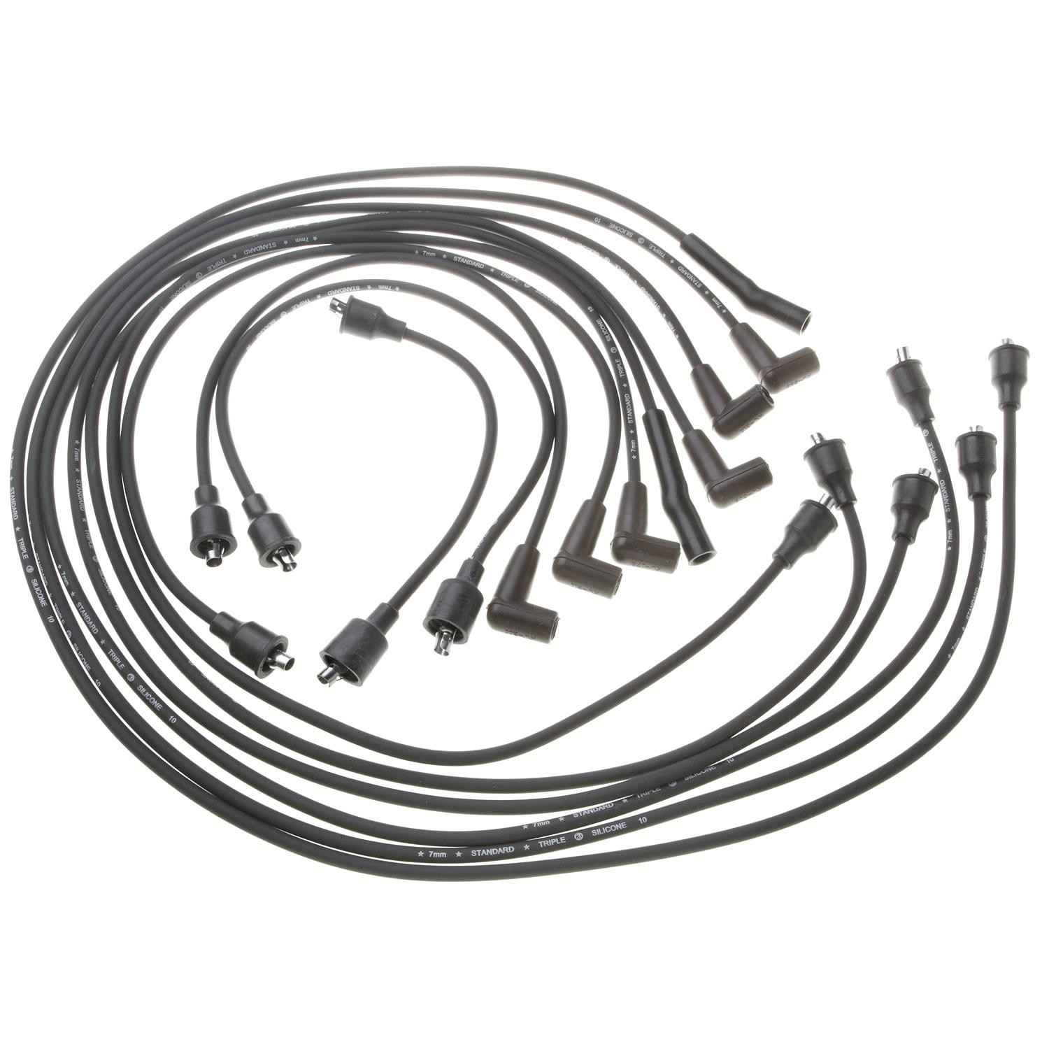 Standard Ignition Spark Plug Wire Set  top view frsport 7822