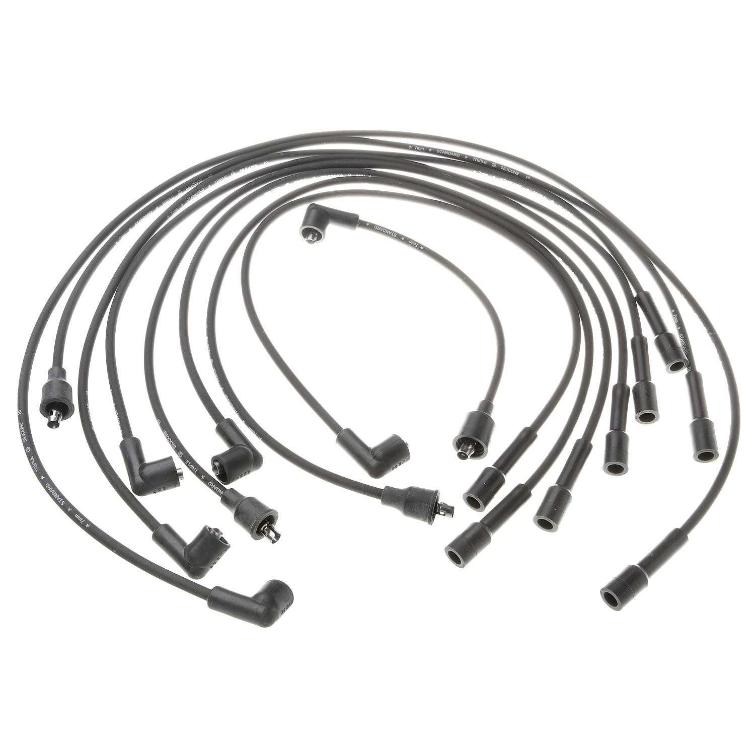 Standard Ignition Spark Plug Wire Set  top view frsport 7830