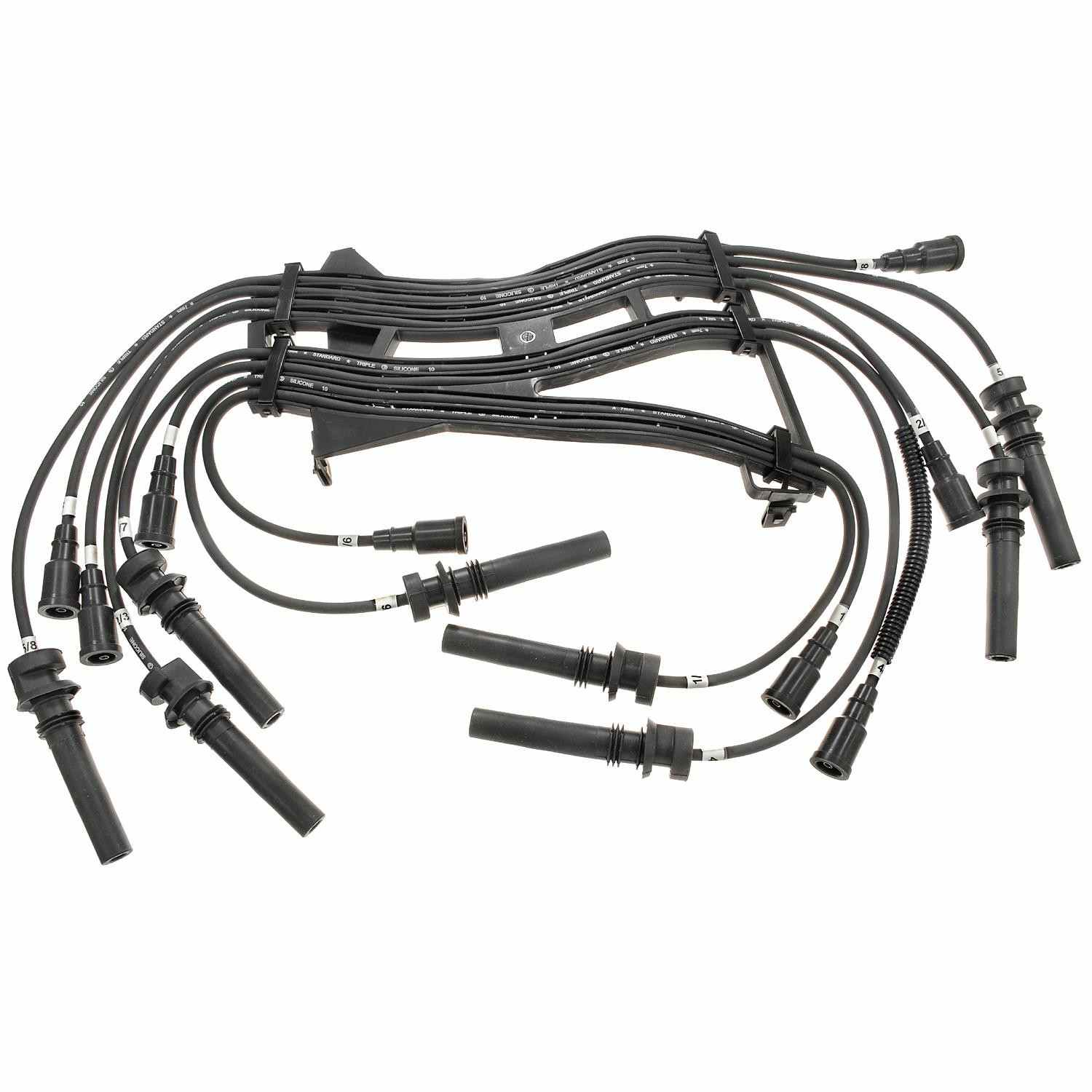 Standard Ignition Spark Plug Wire Set  top view frsport 7884