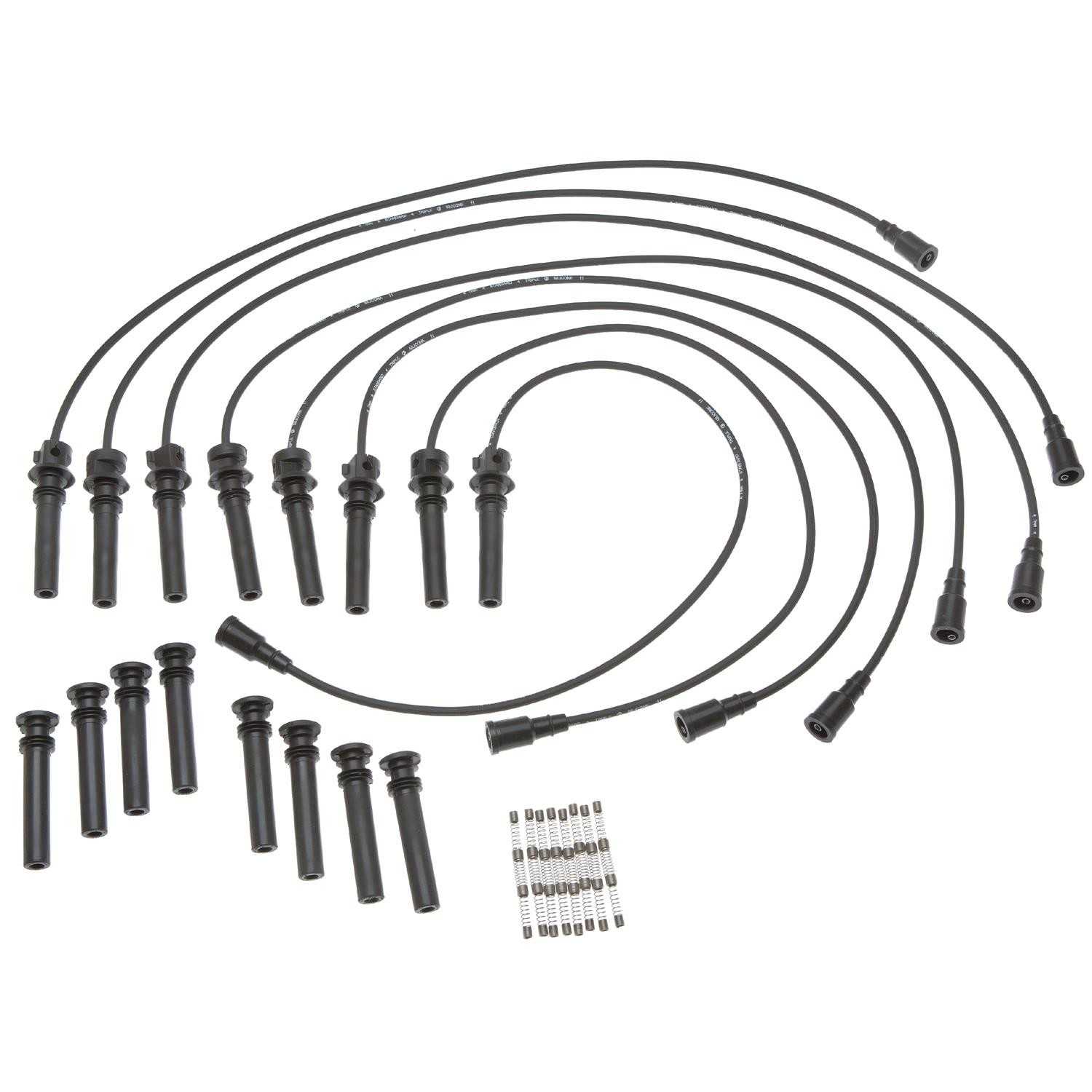 Standard Ignition Spark Plug Wire Set  top view frsport 7886K