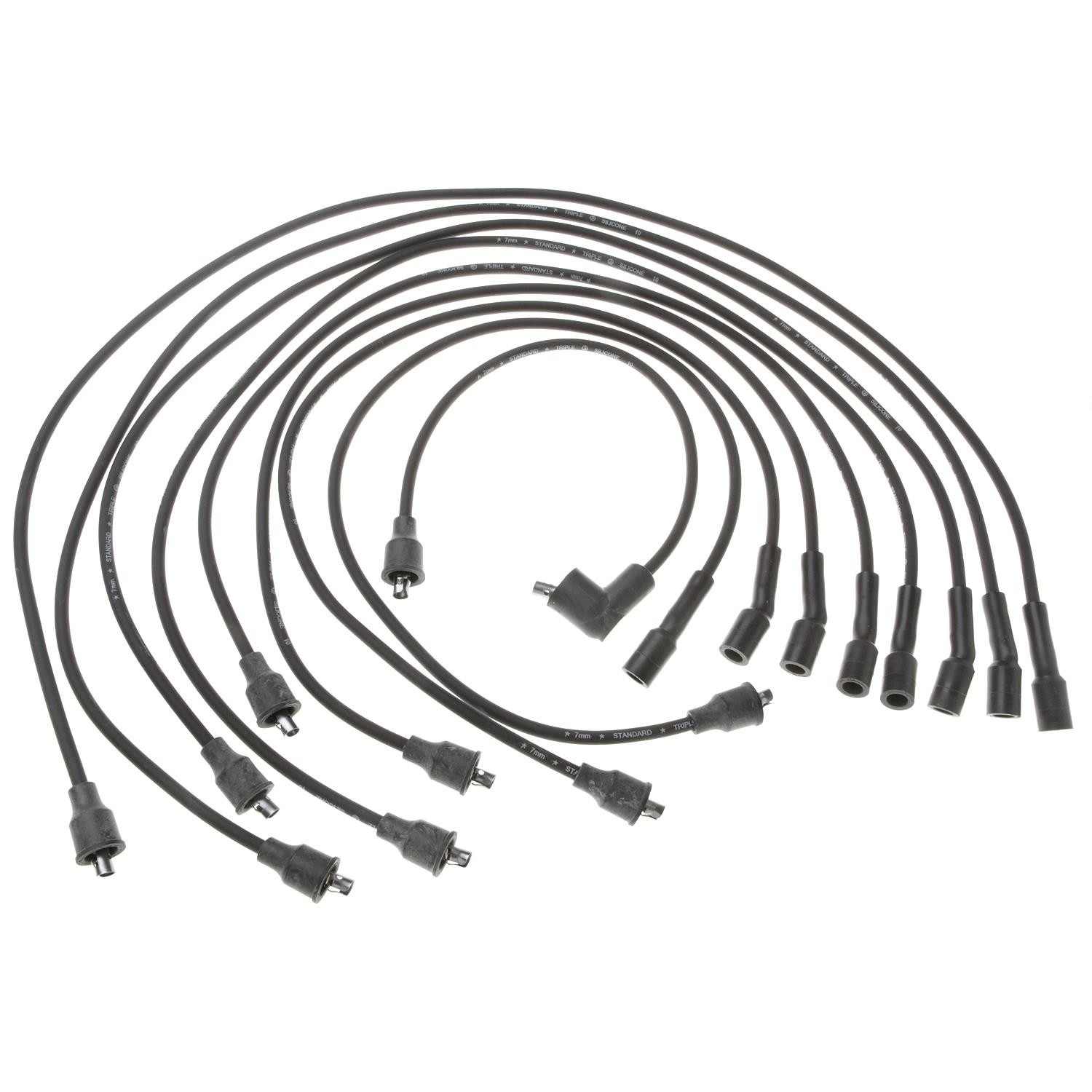 Standard Ignition Spark Plug Wire Set  top view frsport 9889