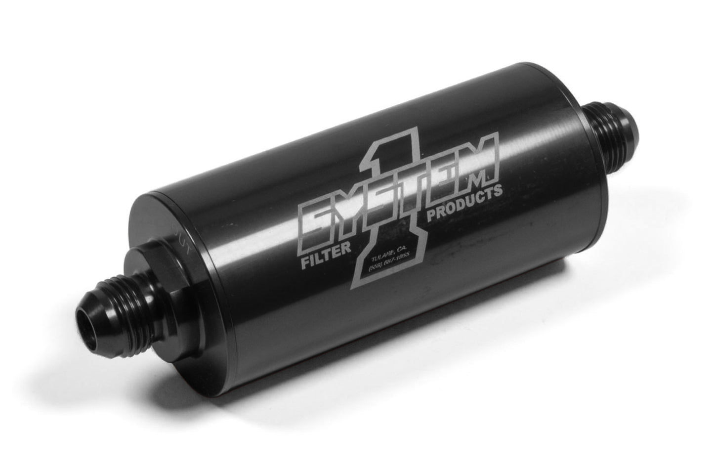 System One Inline Oil Filter w/8an Fittings - Medium Length SYS201-203708B