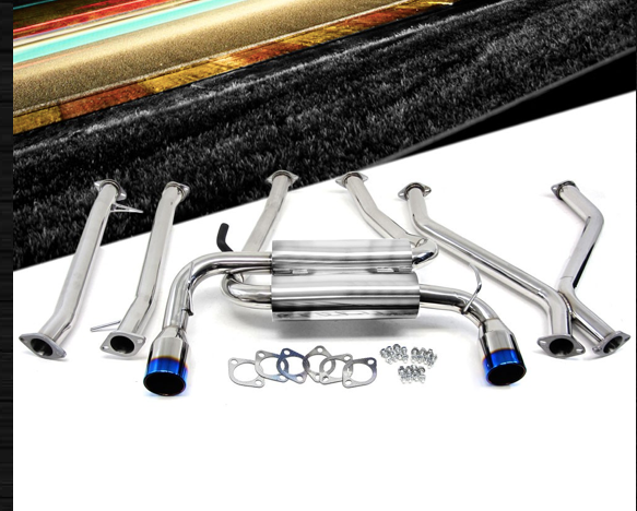 Manzo Stainless Steel CBS Exhaust System For 09-12 Nissan 370Z LHD VQ37VHR TP-CBS-NN09