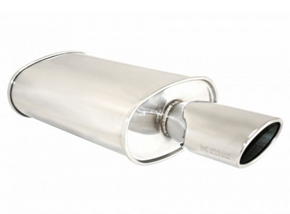 Megan Racing Universal Exhaust O ST Muffler (Single Oval Tip) - MR-MU-OST