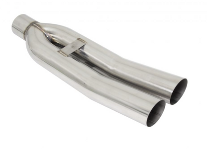 Megan Racing Universal Dual 3\" Exhaust Tip Blast Pipe Style Angled Cut