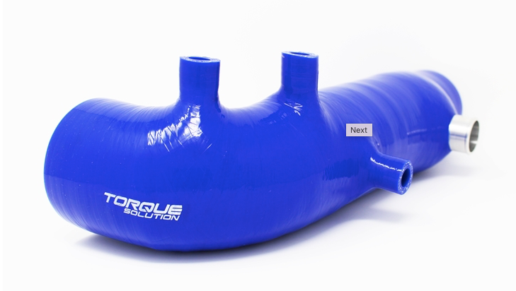 Torque Solution 2.4" Turbo Inlet Hose: Subaru WRX 02-07, STI 04-18, LGT 05-2009, FXT 04-13