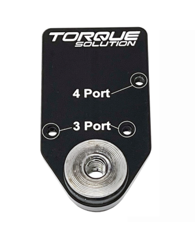 Torque Solution Billet MAC Valve Mount Bracket - For 3/4 Port MAC Solenoid Valves TS-UNI-646