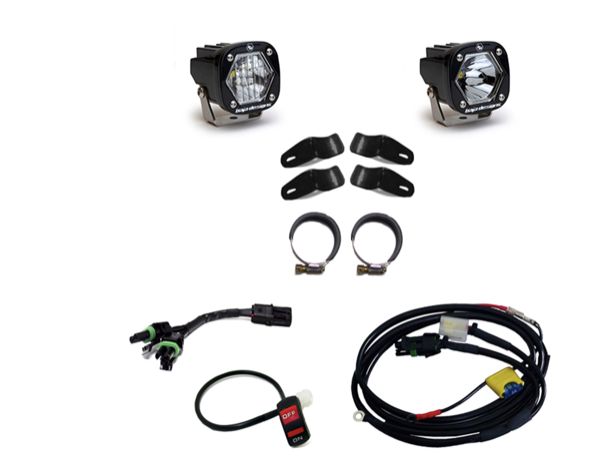 Baja Designs Moto S1 Auxiliary Light Kit Clear