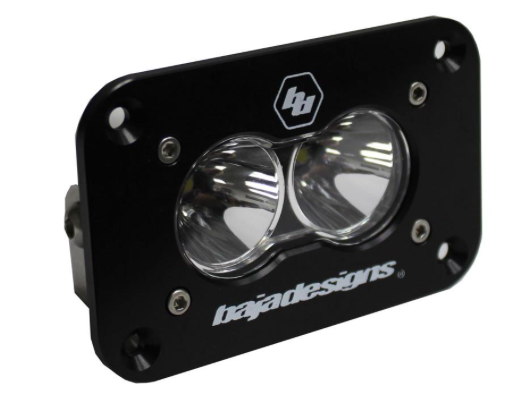 Baja Designs S2 Sport Black Flush Mount LED Auxiliary Light Pod - Universal