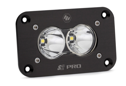 Baja Designs S2 Pro Black Flush Mount LED Auxiliary Light Pod - Universal