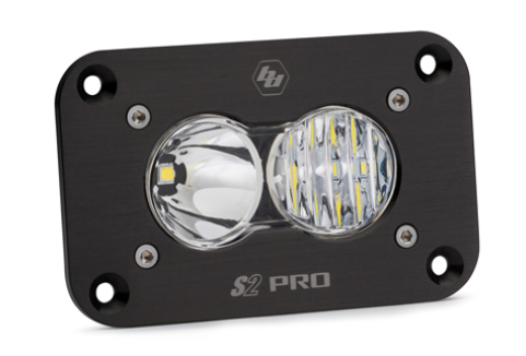 Baja Designs S2 Pro Black Flush Mount LED Auxiliary Light Pod - Universal