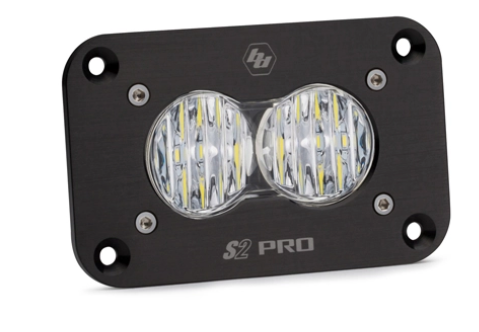 Baja Designs S2 Pro Black Flush Mount LED Auxiliary Light Pod - Universal