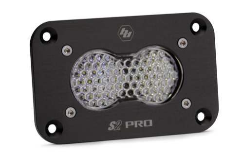 Baja Designs S2 Pro Black Flush Mount LED Auxiliary Light Pod - Universal