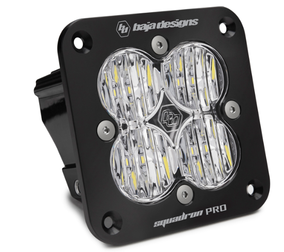 Baja Designs Squadron Pro Black Flush Mount LED Auxiliary Light Pod - Universal