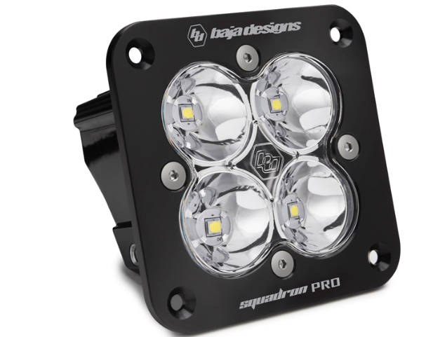 Baja Designs Squadron Pro Black Flush Mount LED Auxiliary Light Pod - Universal