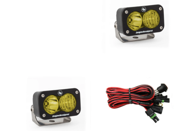 Baja Designs S2 Sport Black LED Auxiliary Light Pod Pair - Universal