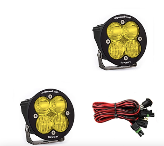 Baja Designs Squadron-R Sport Black LED Auxiliary Light Pod Pair - Universal