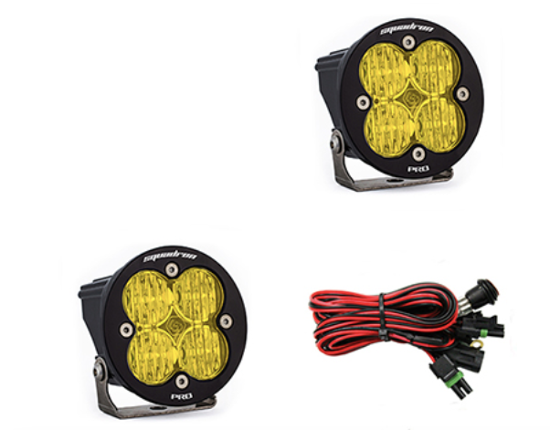 Baja Designs Squadron-R Pro Black LED Auxiliary Light Pod Pair - Universal