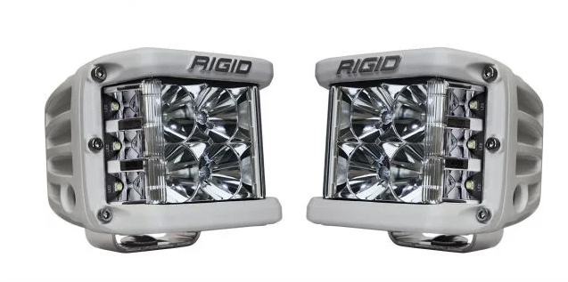 Rigid Industries D-SS - Set of 2 - White Housing