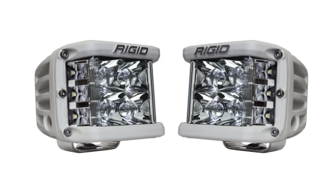 Rigid Industries D-SS - Set of 2 - White Housing