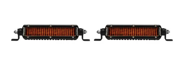 Rigid Industries SR-Series SAE 6in. w/ Amber PRO Lens (Pair) 906705