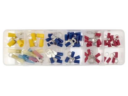 Dorman - Conduct-Tite Terminal Assortment 22-10 Gauge 70 Piece Ring Terminal Kit with Easy to Use Sorting 87504