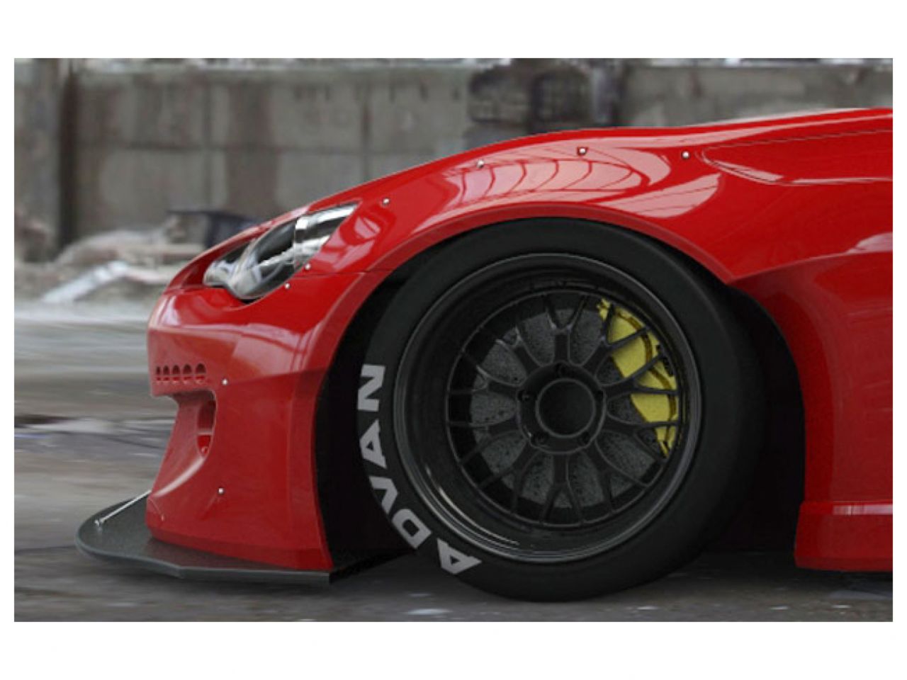 GReddy Rocket Bunny 86/FRS/BRZ V2 Front Splitter