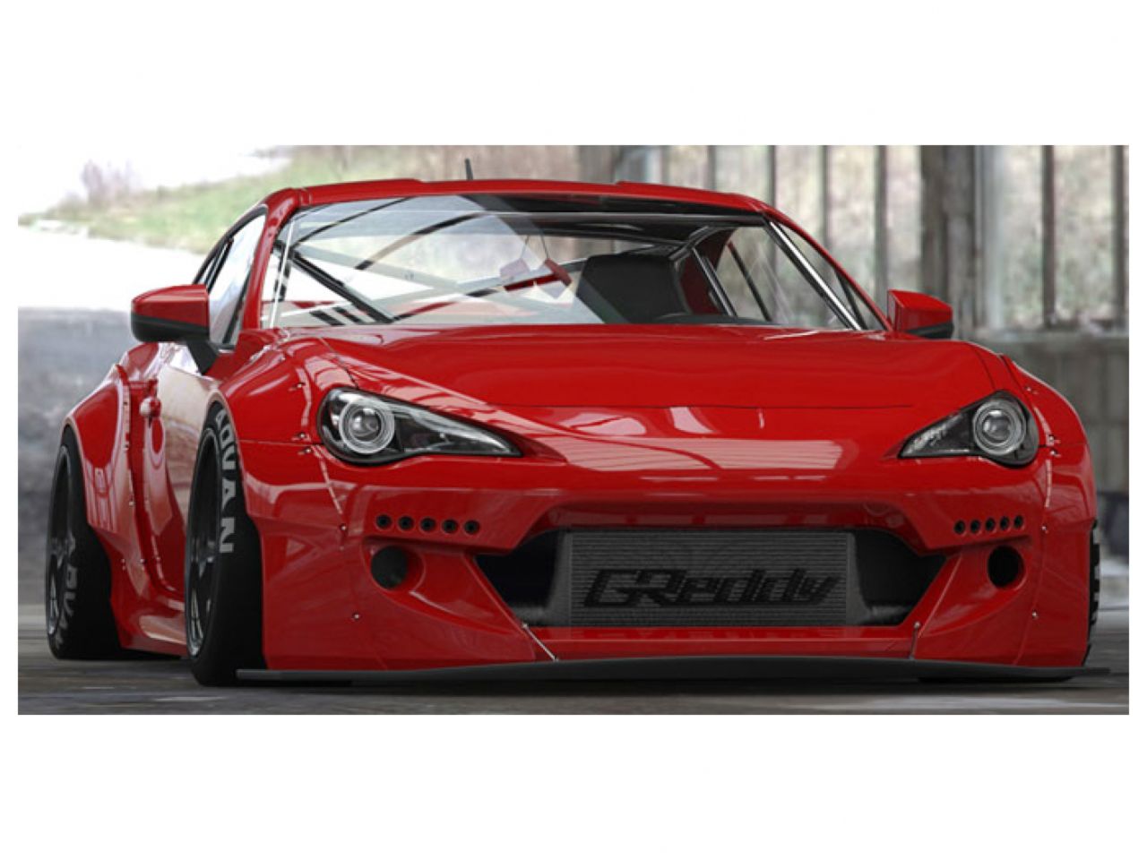 GReddy Rocket Bunny 86/FRS/BRZ V2 Front Splitter