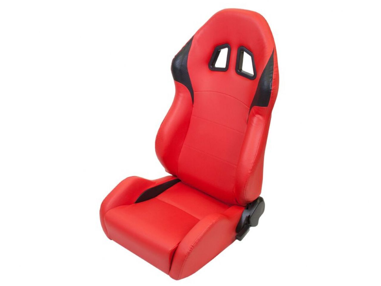 NRG PVC leather Sport Seats Red w/ Black Trim