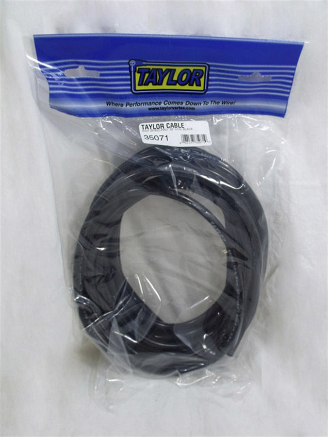 Taylor/Vertex 8mm Spiro-Pro Plug Wire 30ft Black TAY35071