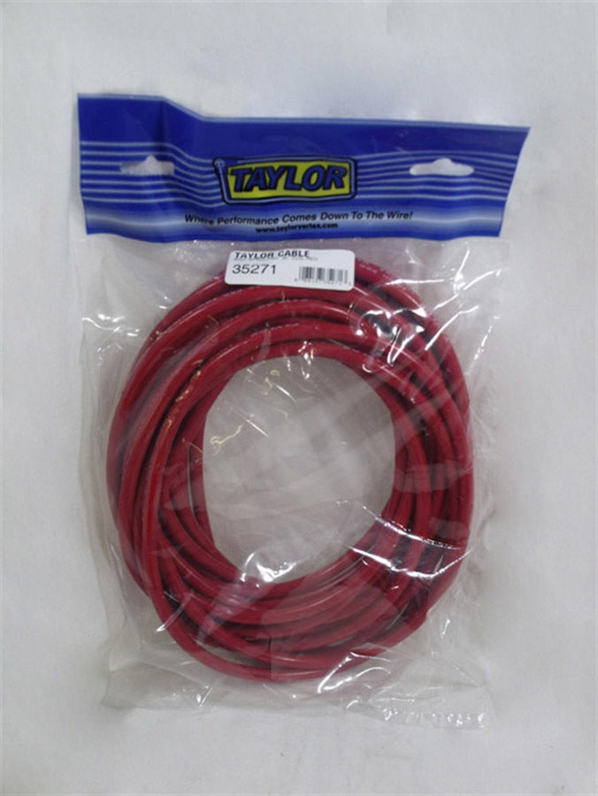Taylor/Vertex 30' Spool 8mm Red Spiro Wound Plug Wire TAY35271