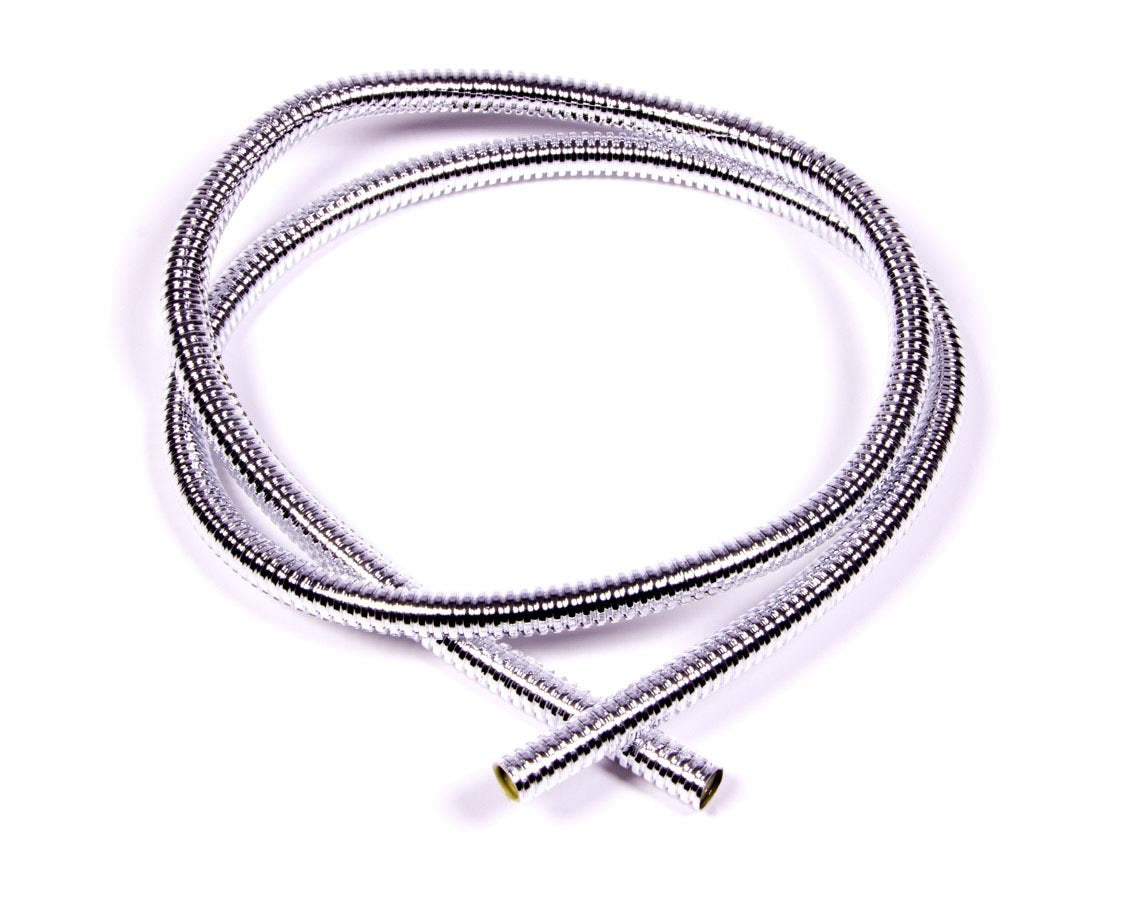 Taylor/Vertex Convoluted Tubing 1/4in x 41in Chrome TAY39001