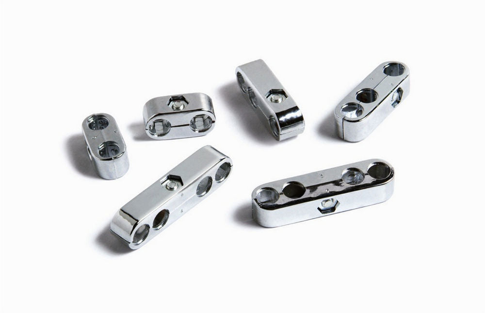 Taylor/Vertex Clamp Style Plug Wire Separators Chrome 7-8mm TAY42300