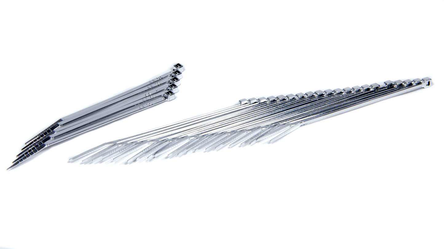 Taylor/Vertex 4in Chrome Plated Wire Ties (25pk) TAY42988