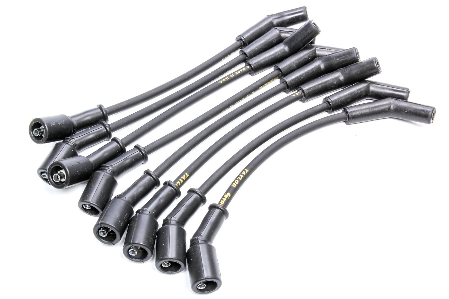 Taylor/Vertex 8mm Streethunder Plug Wire Set SBC Black TAY51046