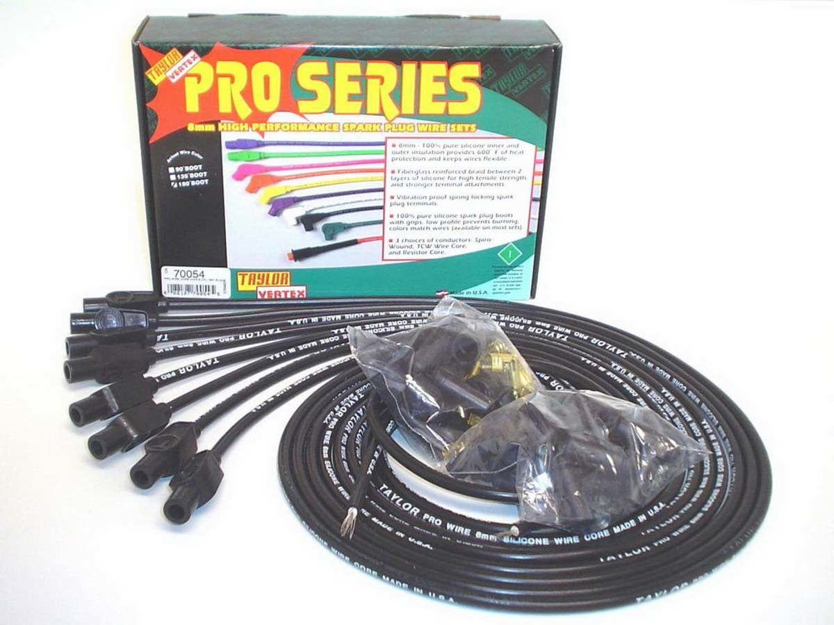 Taylor/Vertex 8mm Black Pro Wire 180 D TAY70054