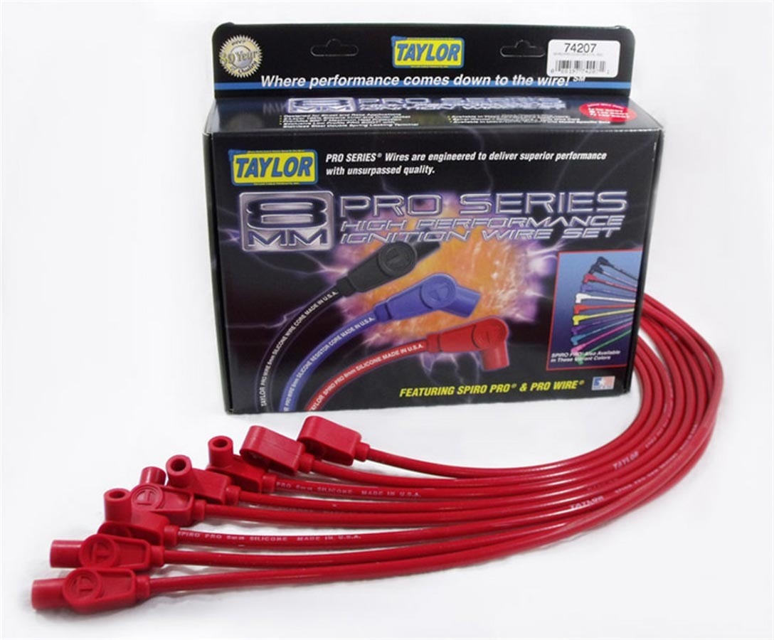 Taylor/Vertex 8mm 78/86 Sb Chevy Red TAY74207